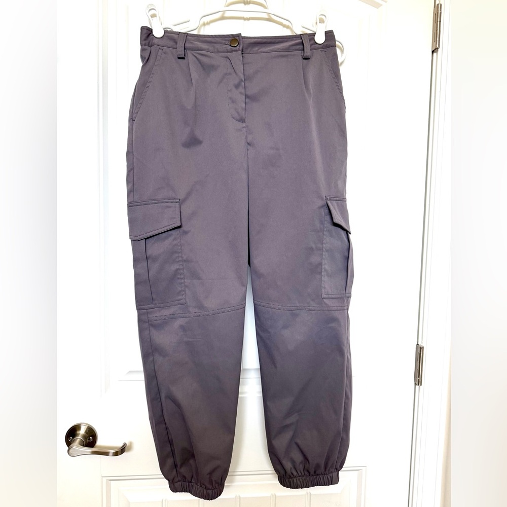 HALARA Gray Cargo Joggers M